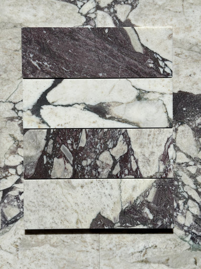 Calacatta Viola Marble Tile 4x12